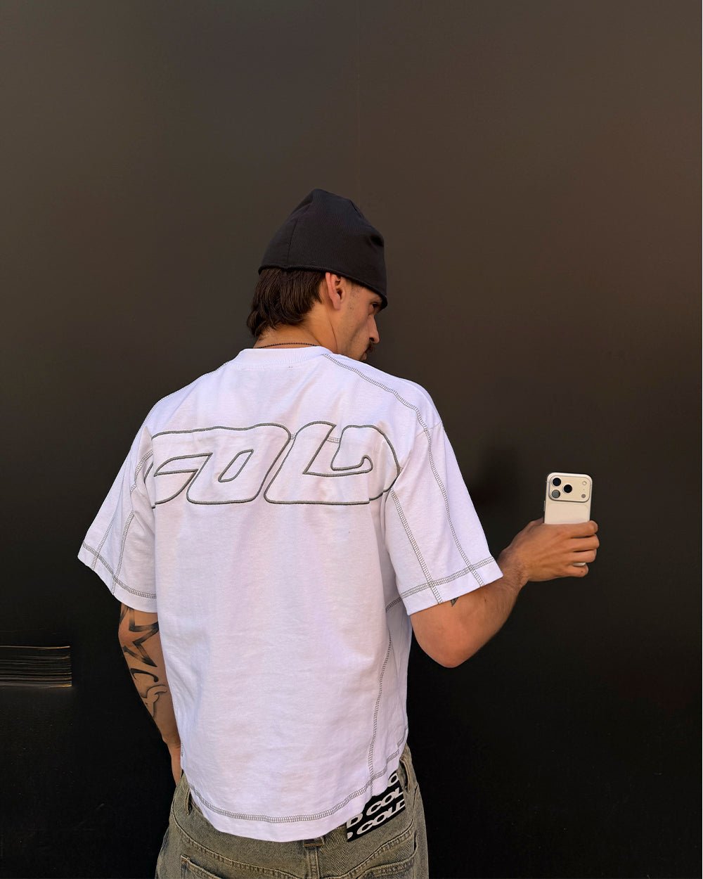 ROLLER TEE WHITE - Cold Culture