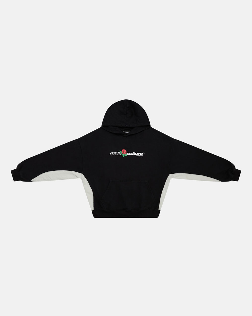 ROSE HOODIE BLACK - COLD CULTURE