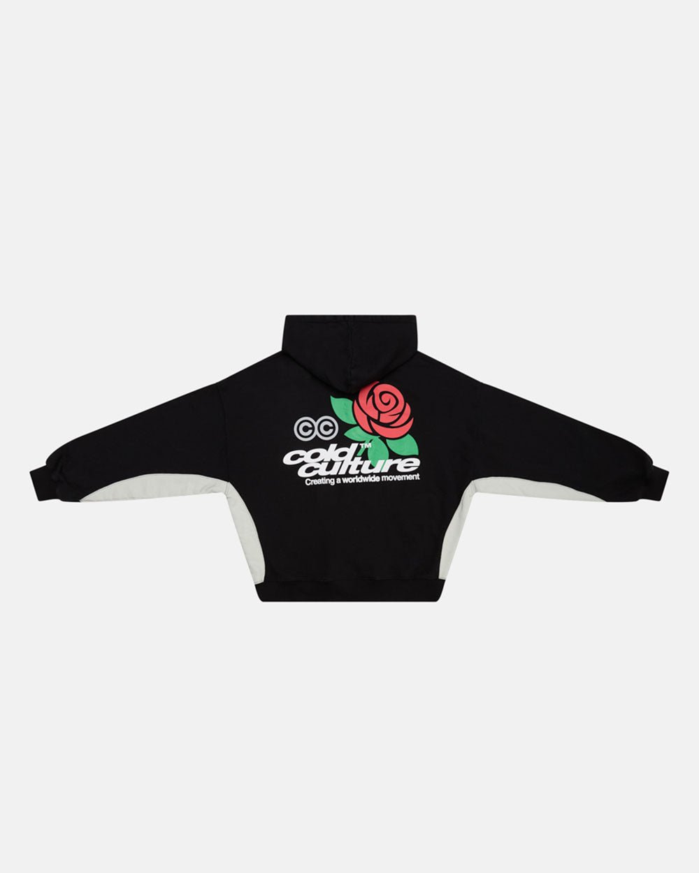 ROSE HOODIE BLACK - COLD CULTURE