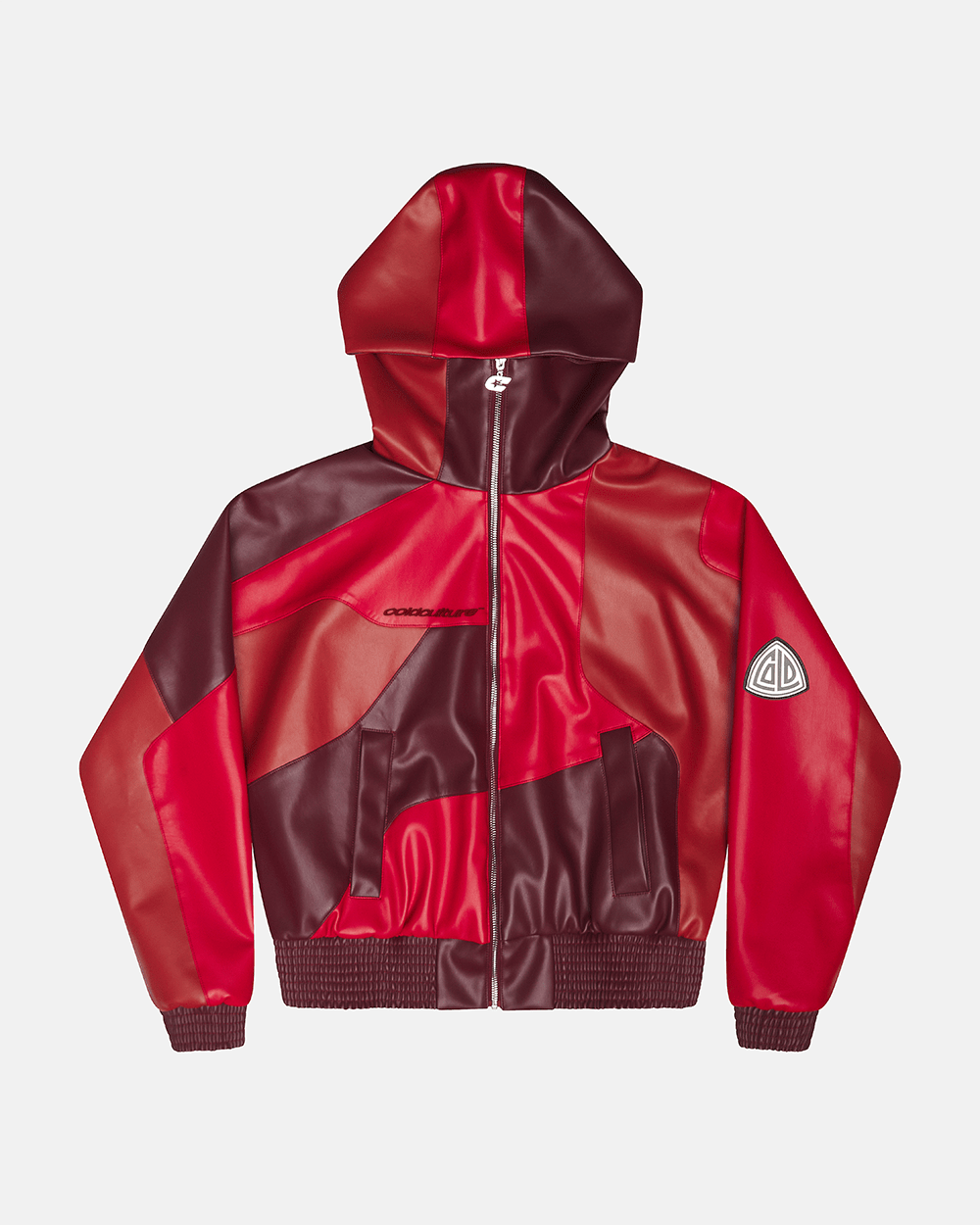 ROUTE JACKET RED AND BURGUNDY - COLD CULTURE