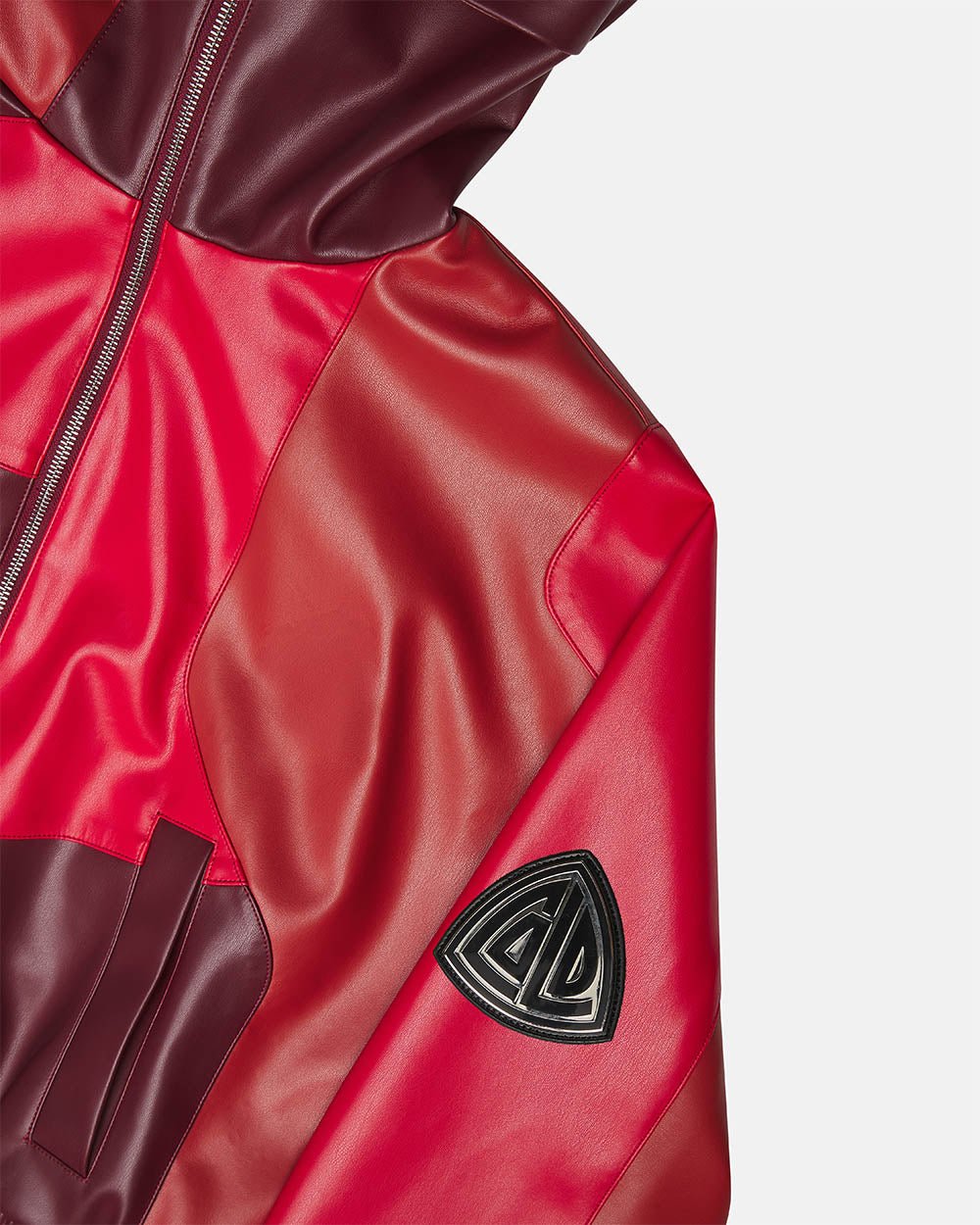 ROUTE JACKET RED AND BURGUNDY - COLD CULTURE