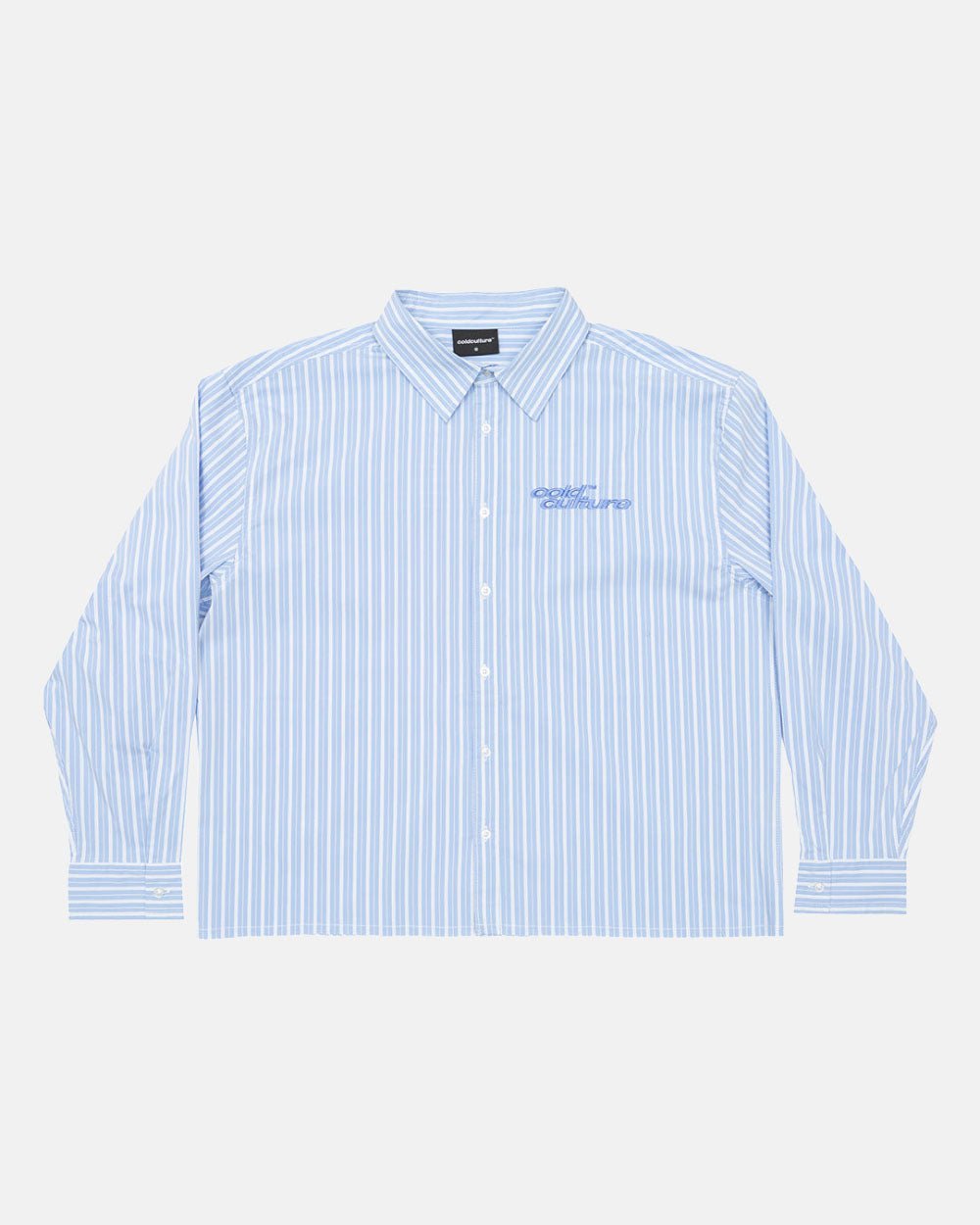 RUNNING HORSE SHIRT BLUE STRIPES - COLD CULTURE
