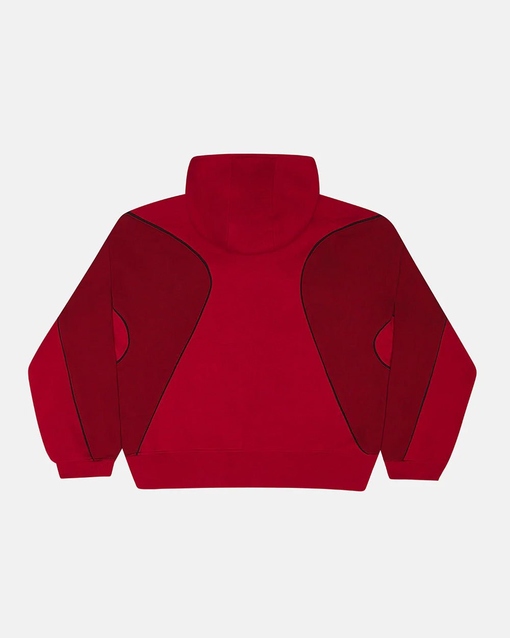RUSH ZIPPER HOODIE RED - COLD CULTURE