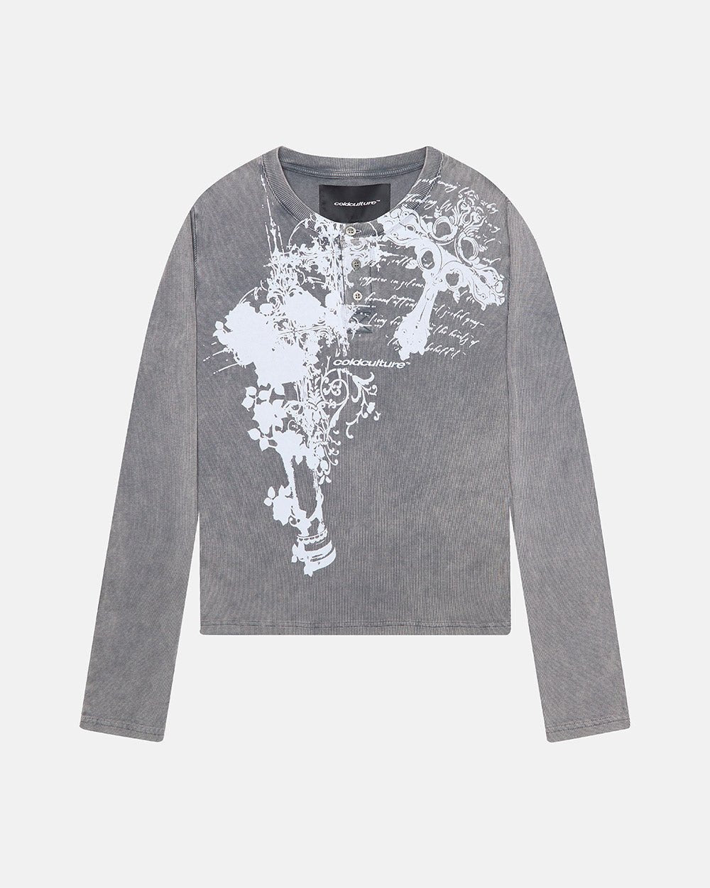 SAINTLESS LONGSLEEVE GREY - Cold Culture