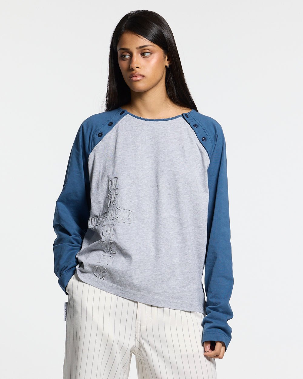 SALTY LONGSLEEVE HEATHER GREY - Cold Culture #woman