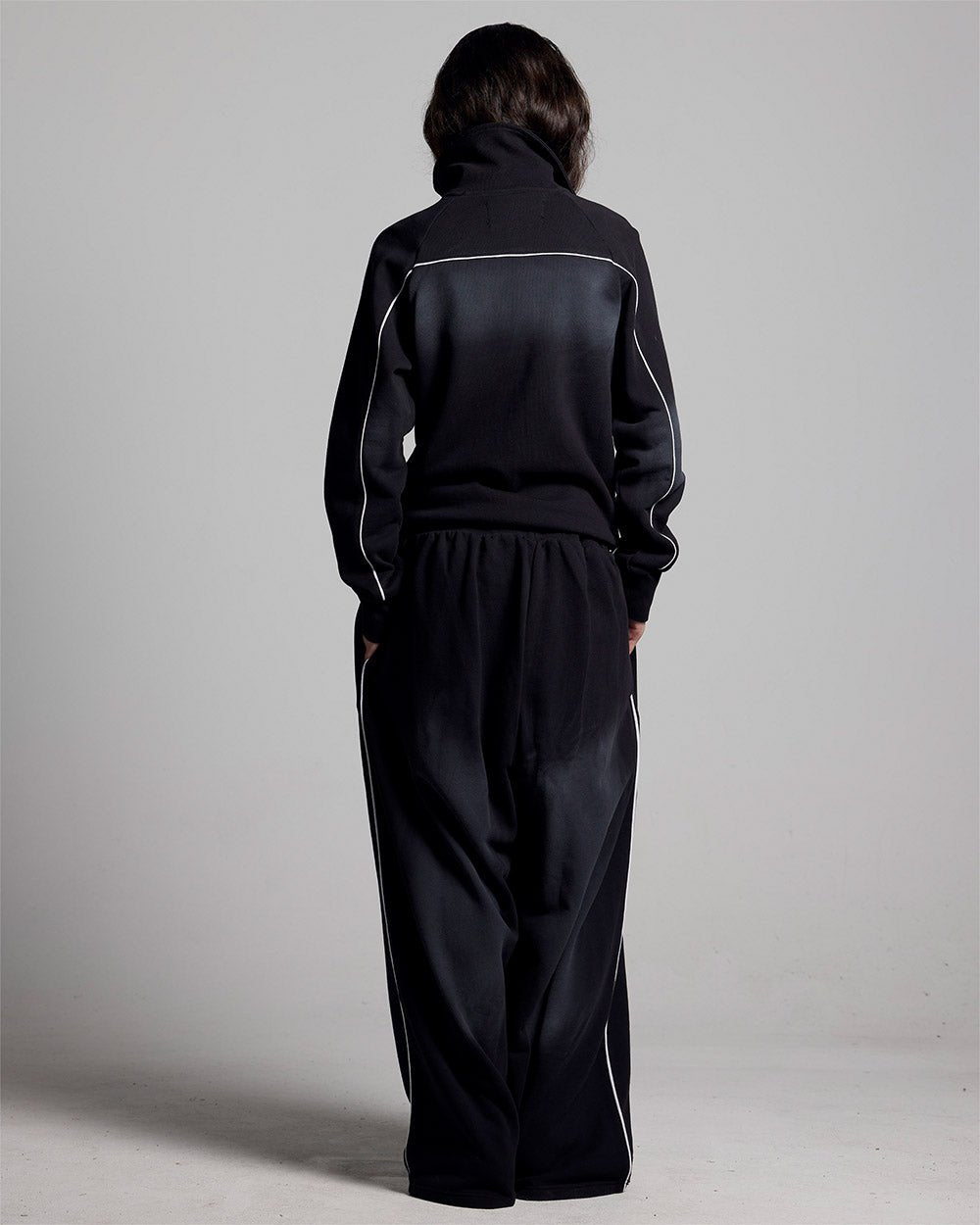 SAVAGE WASHED PANTS BLACK & WHITE - Cold Culture