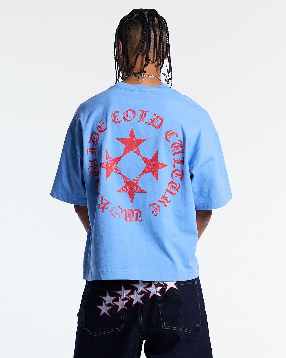 SCATTER TEE BLUE - Cold Culture