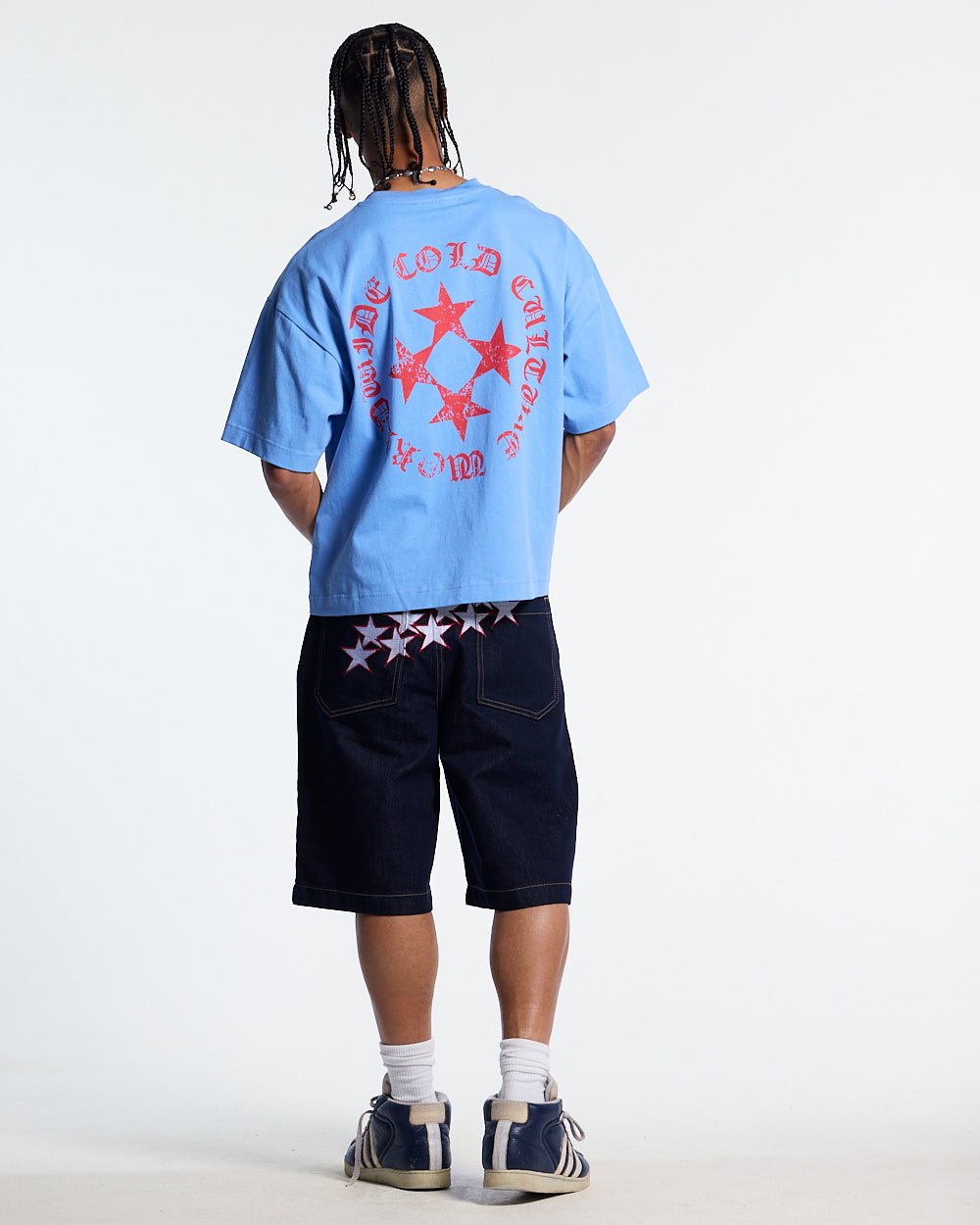 SCATTER TEE BLUE - Cold Culture