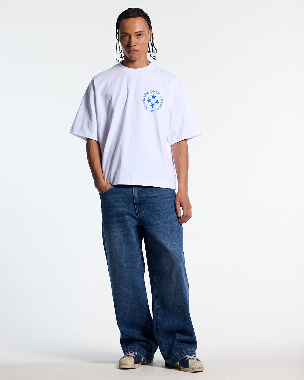 SCATTER TEE WHITE - Cold Culture
