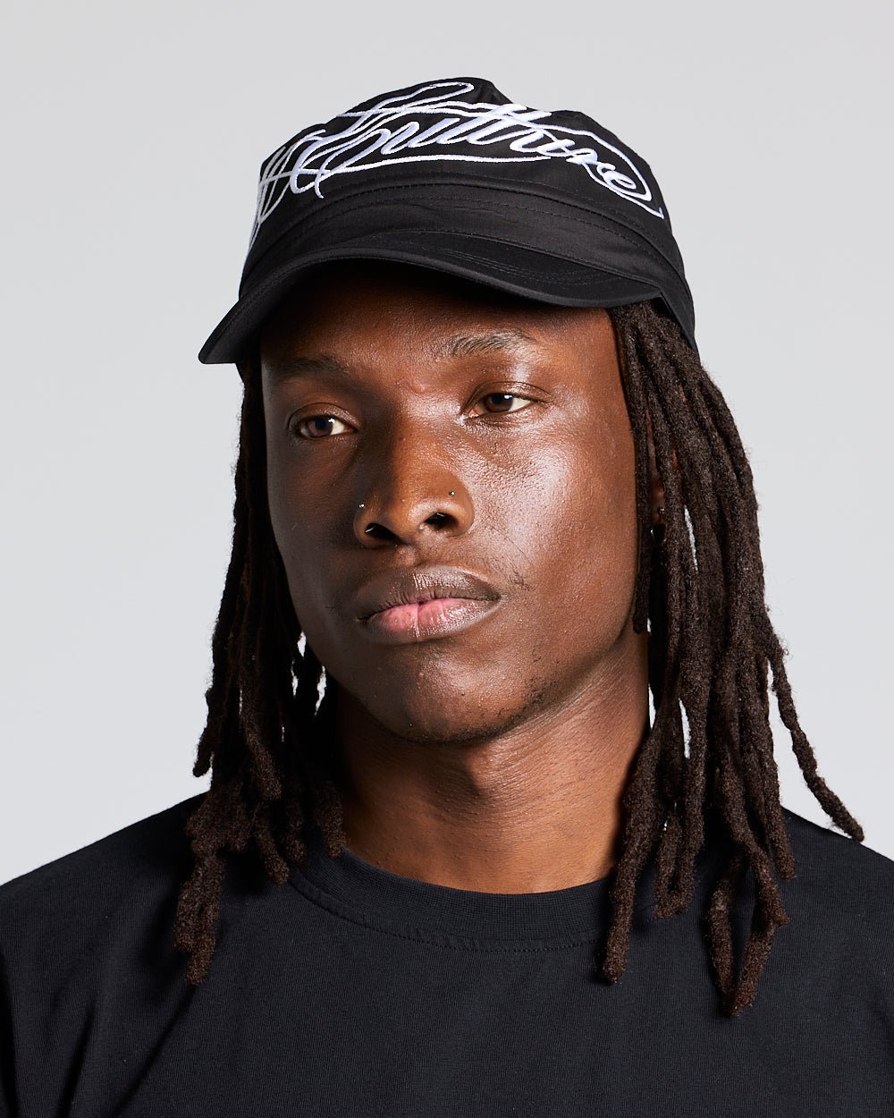 SCRIPT CAP BLACK - Cold Culture