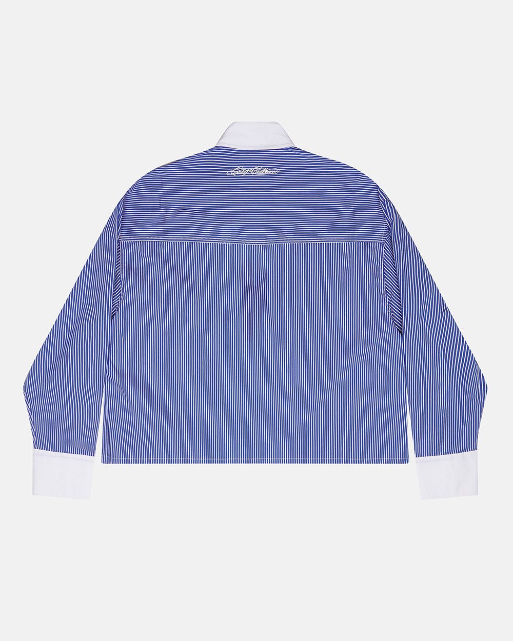 SCRIPT SHIRT BLUE & WHITE - Cold Culture
