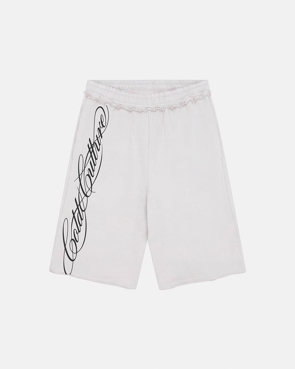 SCRIPT SHORT LIGHT GREY - Cold Culture