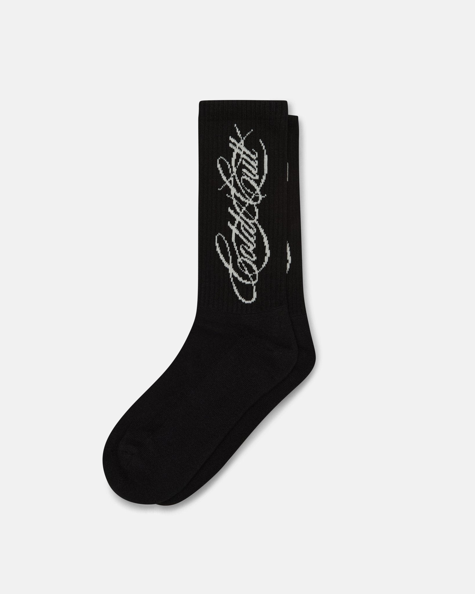 SCRIPT SOCKS PACK BLACK - Cold Culture