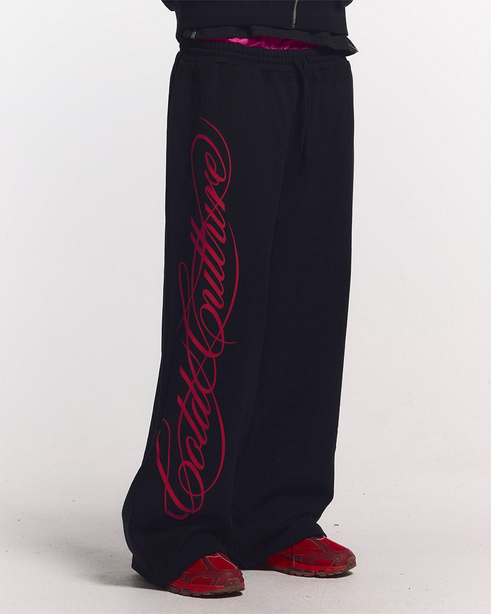 SCRIPT SWEATPANTS BLACK - Cold Culture #man