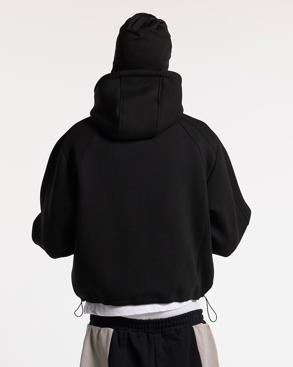 SCUBA ZIP HOODIE GREY & BLACK - Cold Culture #man