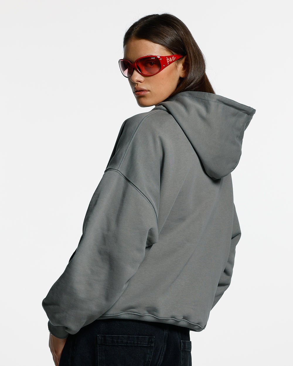 SHINY CULT HOODIE DARK GREY - COLD CULTURE