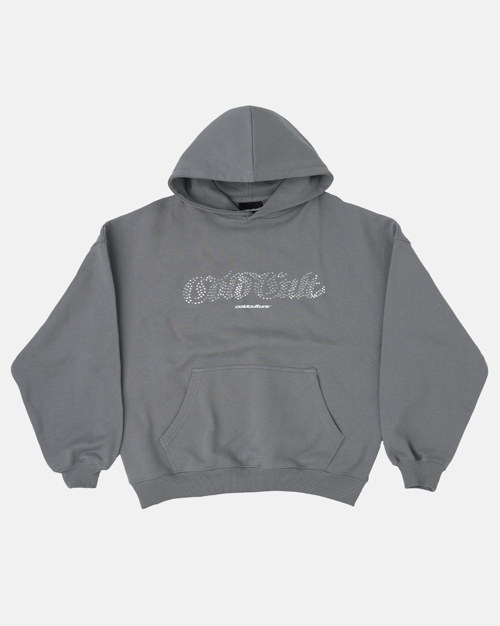 SHINY CULT HOODIE DARK GREY - COLD CULTURE
