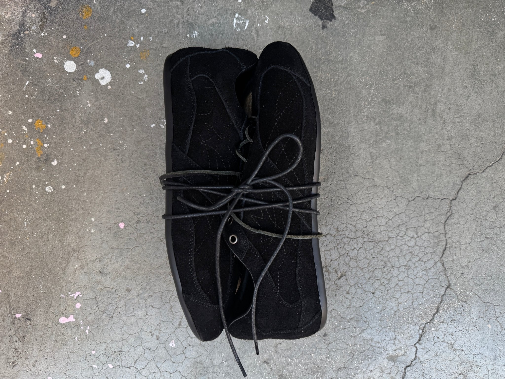 SILENT CODE SNEAKERS SUEDE BLACK - Cold Culture