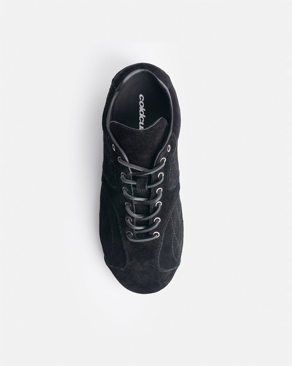 SILENT CODE SNEAKERS SUEDE BLACK - Cold Culture
