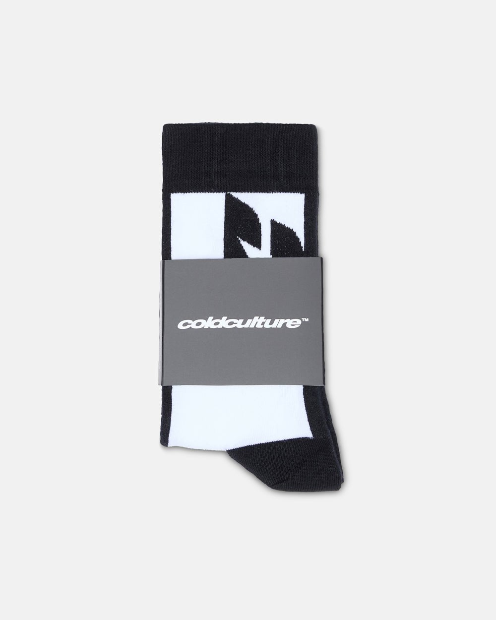 SILHOUETTE SOCKS BLACK/ WHITE - Cold Culture
