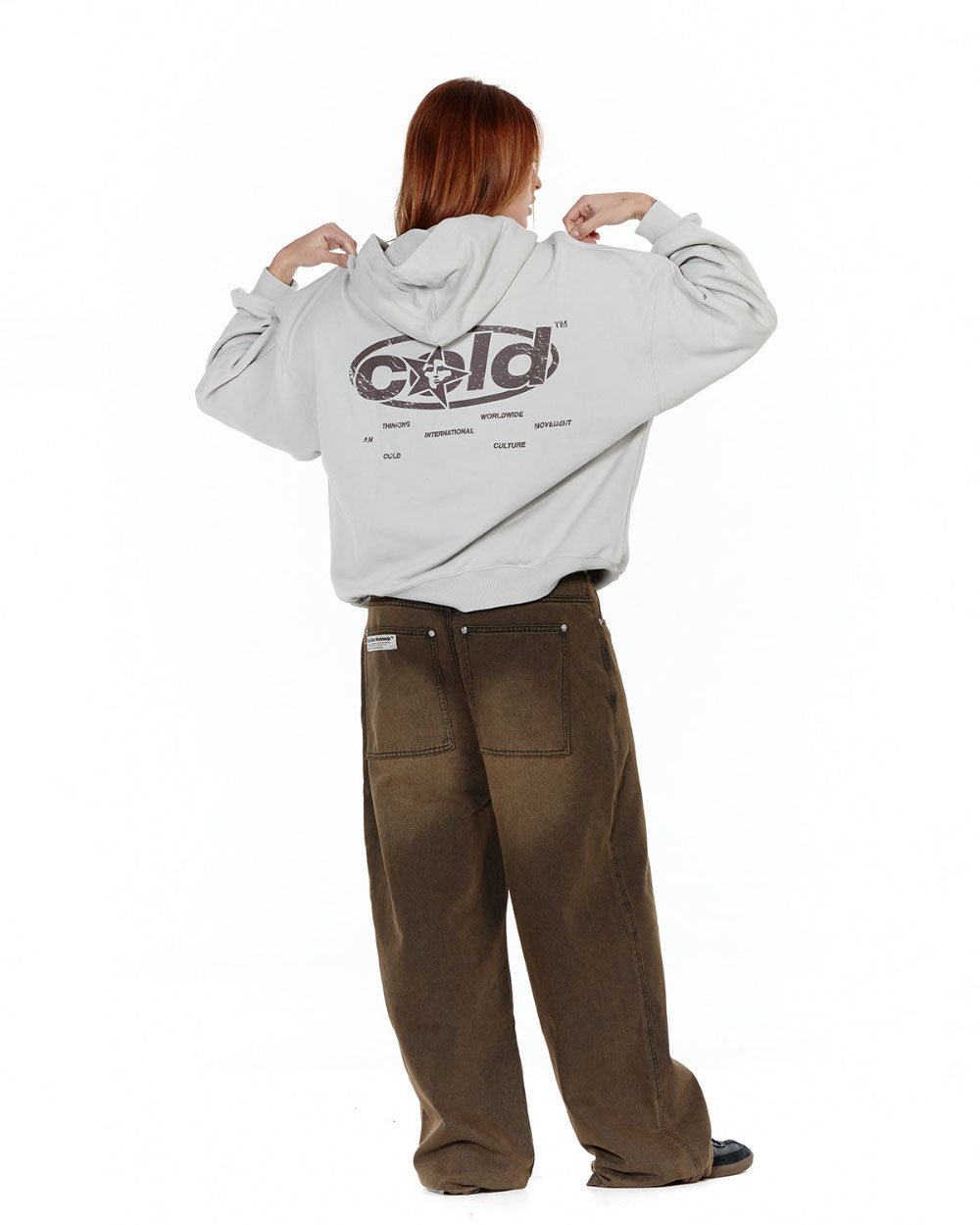 SKY VIEWS HOODIE LIGHT GREY - COLD CULTURE #woman