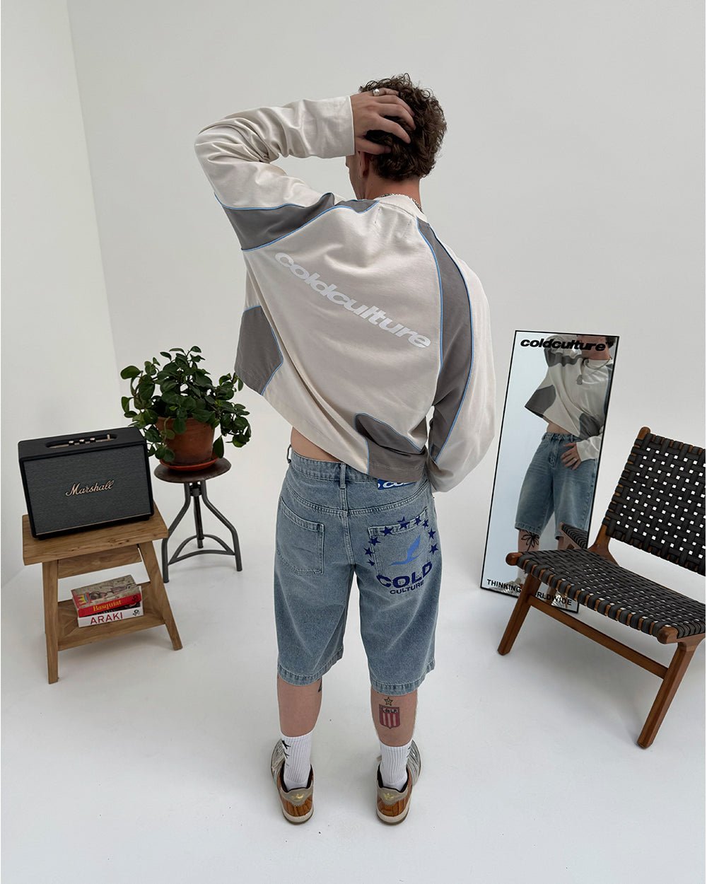 SLIDER LONGSLEEVE TEE GREY - COLD CULTURE