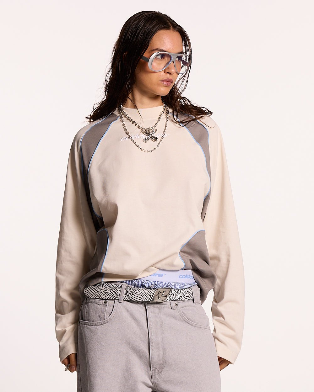 SLIDER LONGSLEEVE TEE GREY - COLD CULTURE
