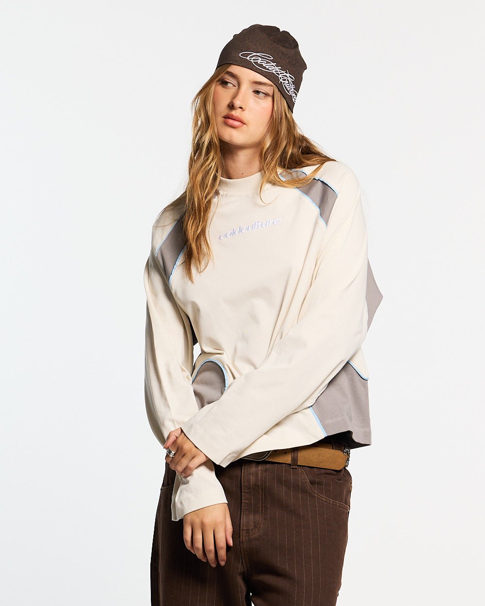 SLIDER LONGSLEEVE TEE GREY - Cold Culture #woman