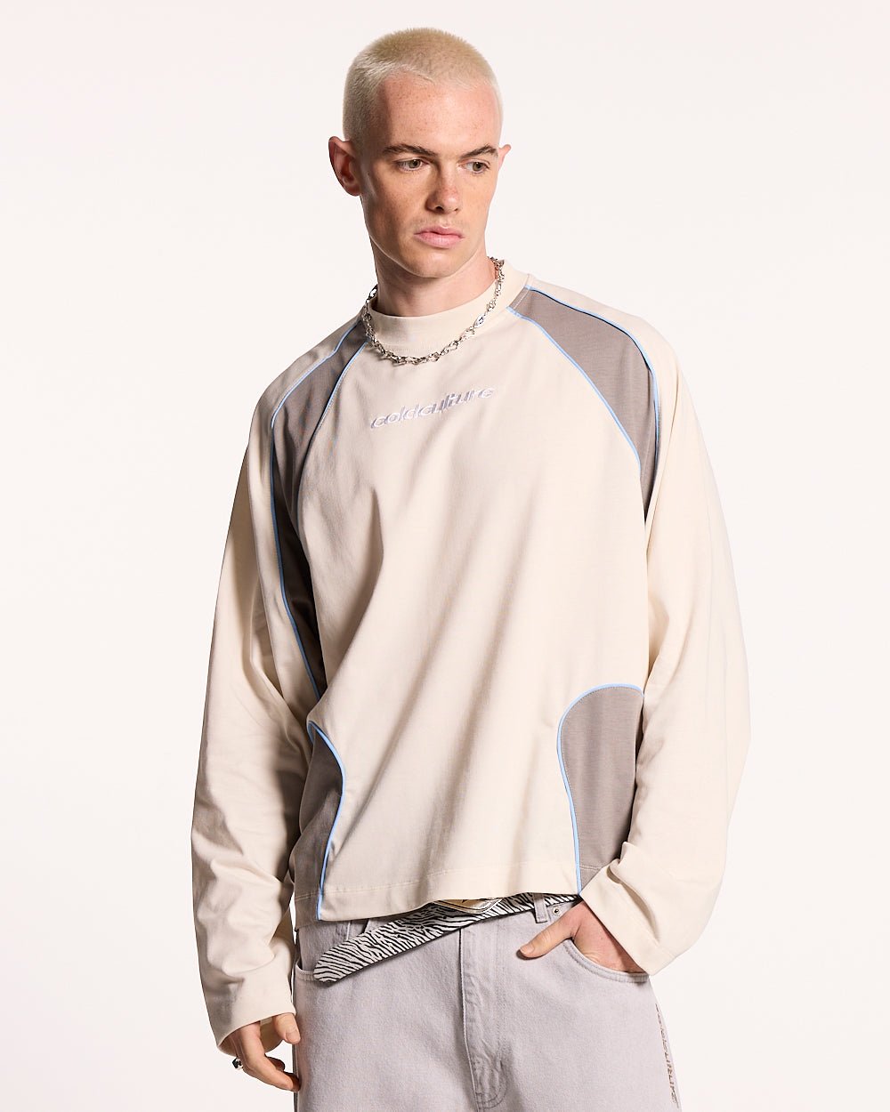 SLIDER LONGSLEEVE TEE GREY - COLD CULTURE