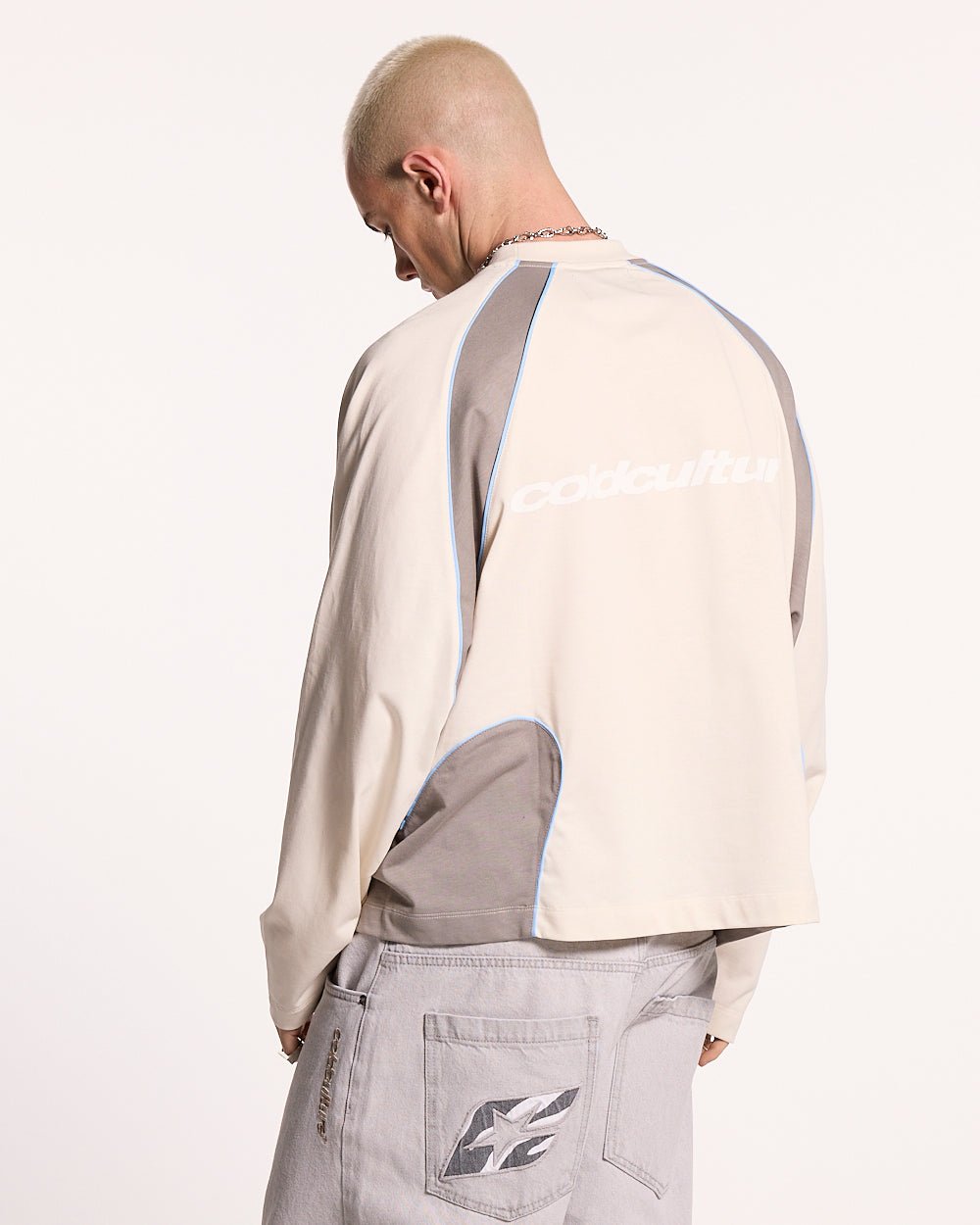 SLIDER LONGSLEEVE TEE GREY - COLD CULTURE