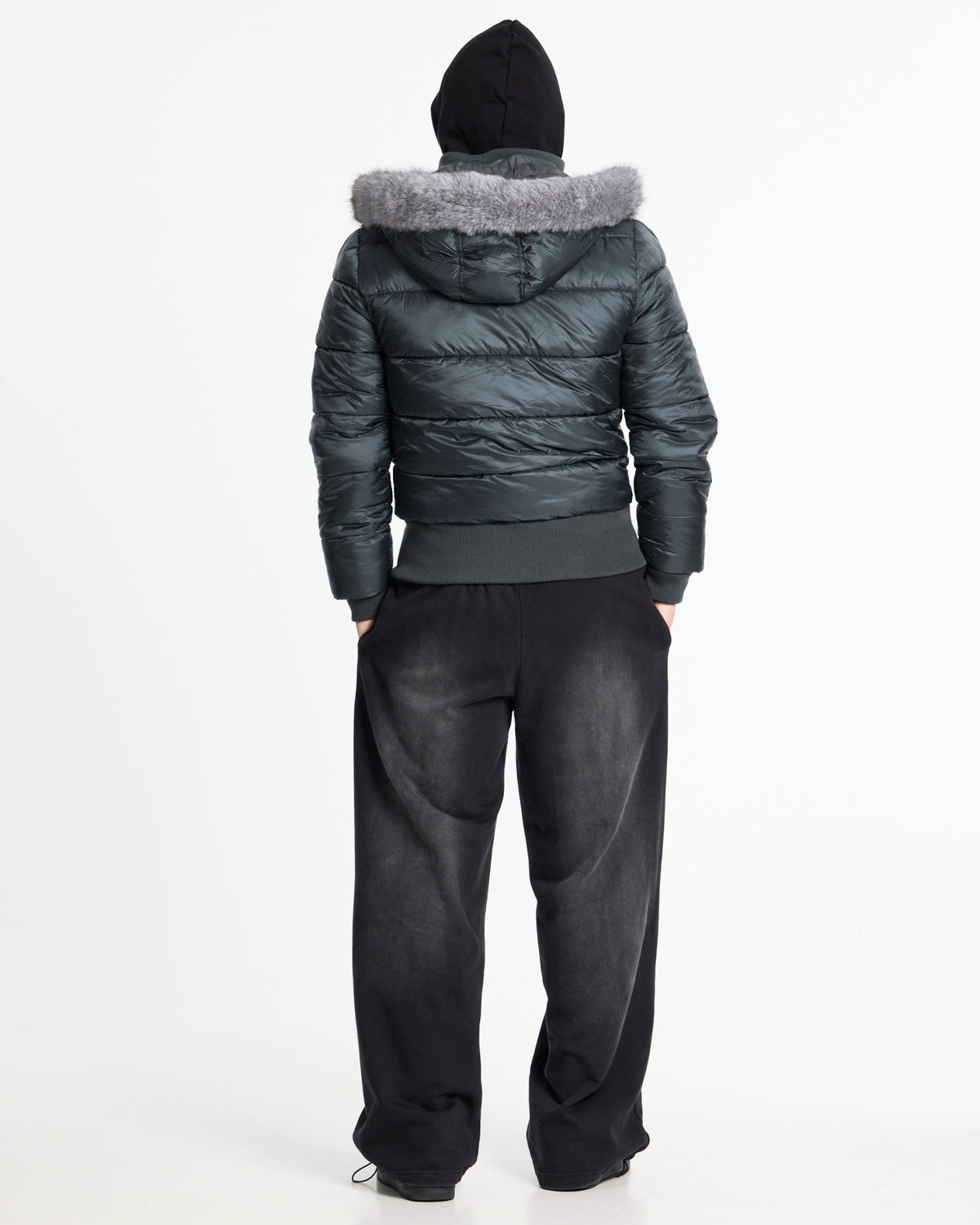 SLOPE PUFFER GREY - Cold Culture