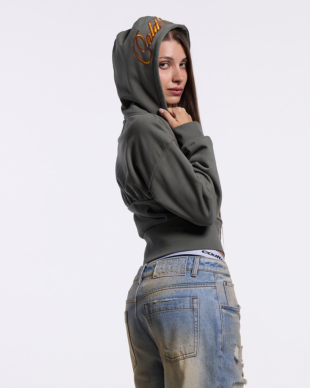 SLUGGER HOODIE MILITARY GREEN - Cold Culture