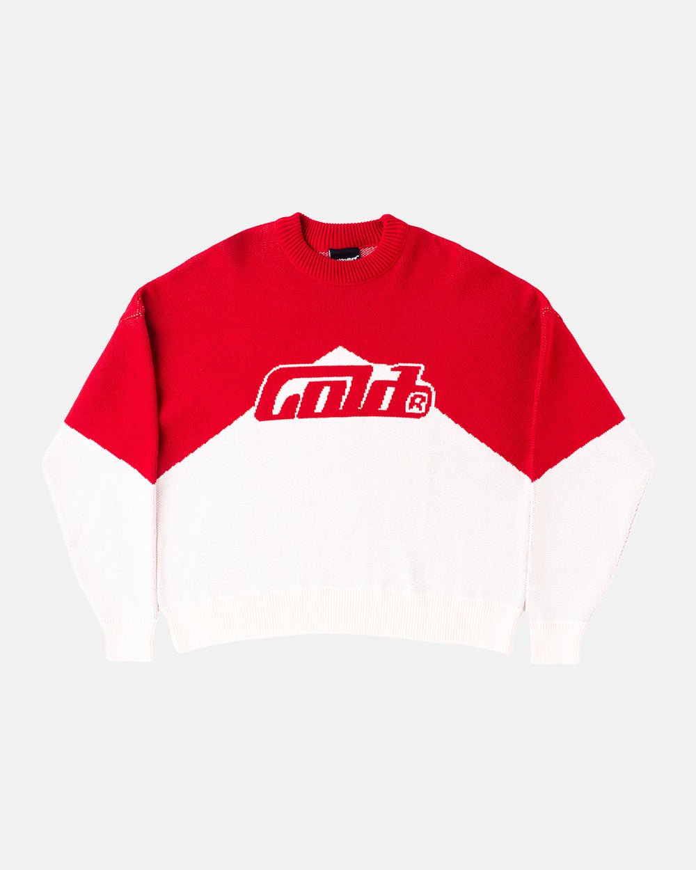 SMOKING KNIT RED/BEIGE - COLD CULTURE