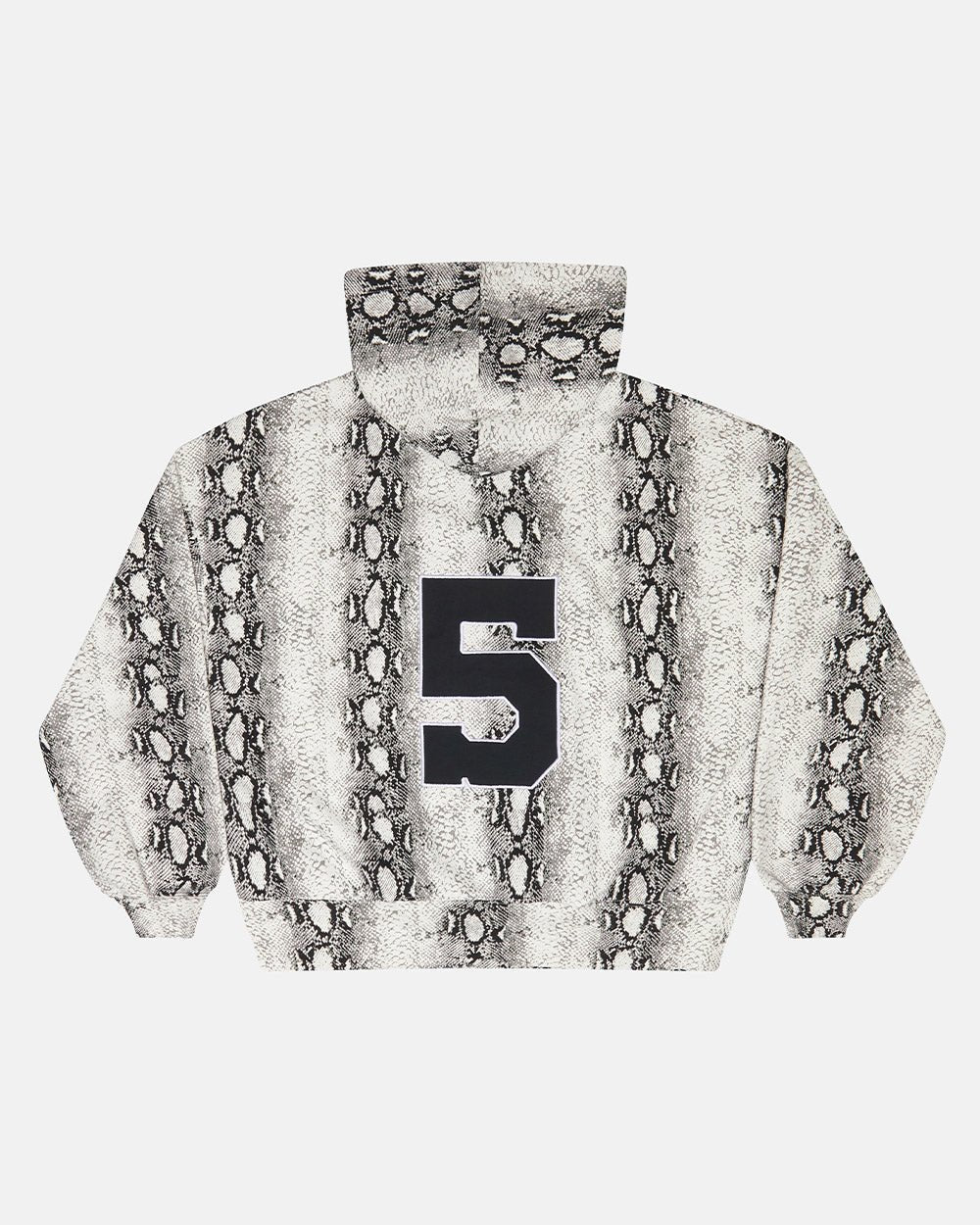 SNAKE ZIP HOODIE WHITE & BLACK - Cold Culture