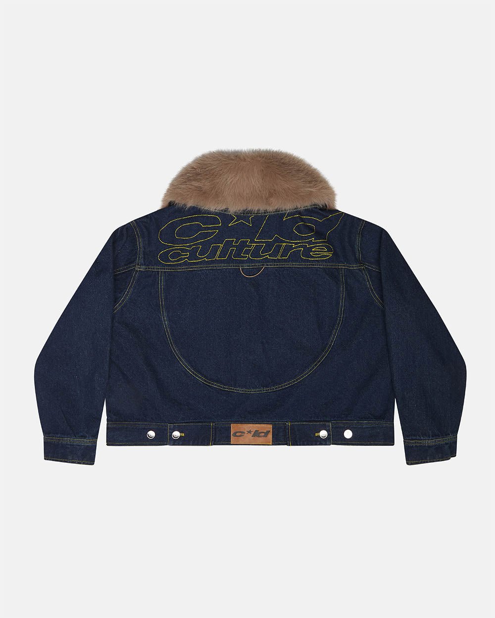 SOFT FUR DENIM JACKET RAW DENIM - COLD CULTURE
