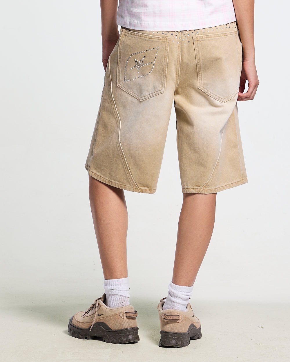SPARK SHORTS BEIGE - Cold Culture