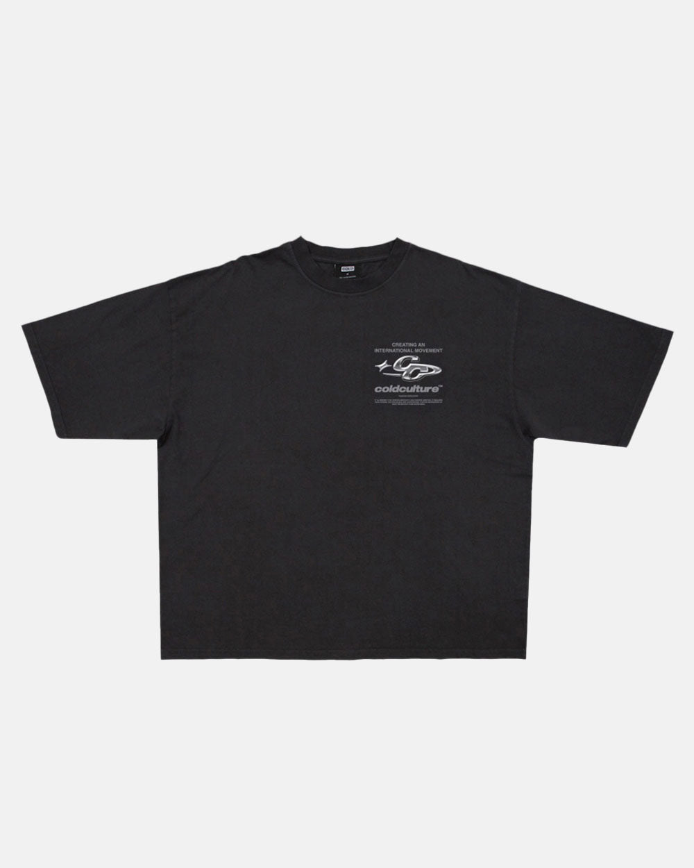 SPARKLY TEE BLACK - COLD CULTURE