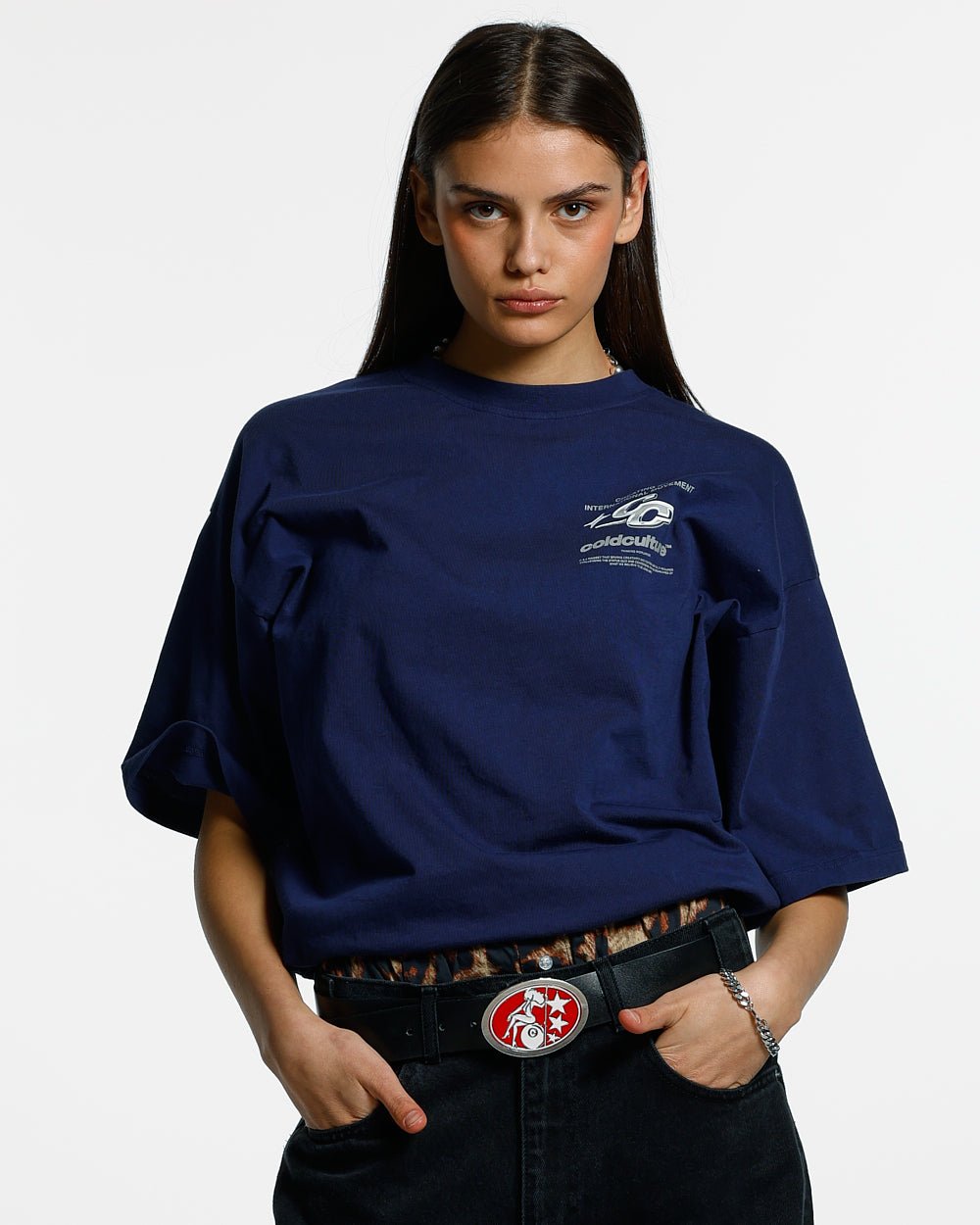 SPARKLY TEE COSMIC BLUE - COLD CULTURE