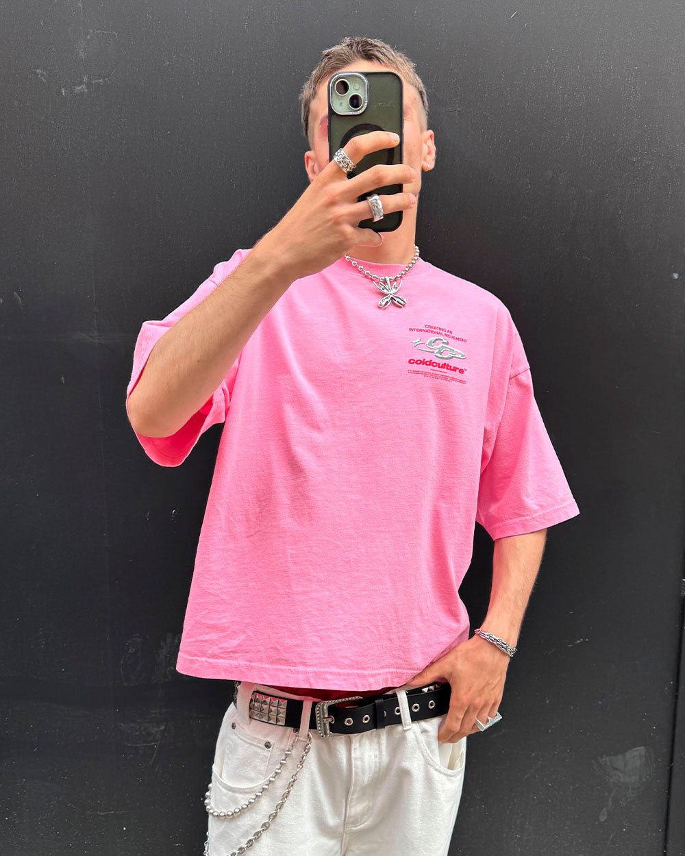 SPARKLY TEE PINK - COLD CULTURE