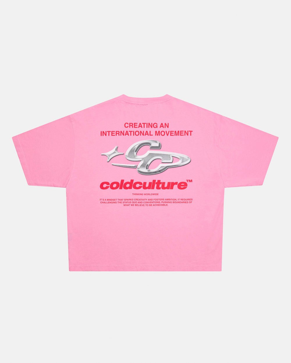 SPARKLY TEE PINK - COLD CULTURE
