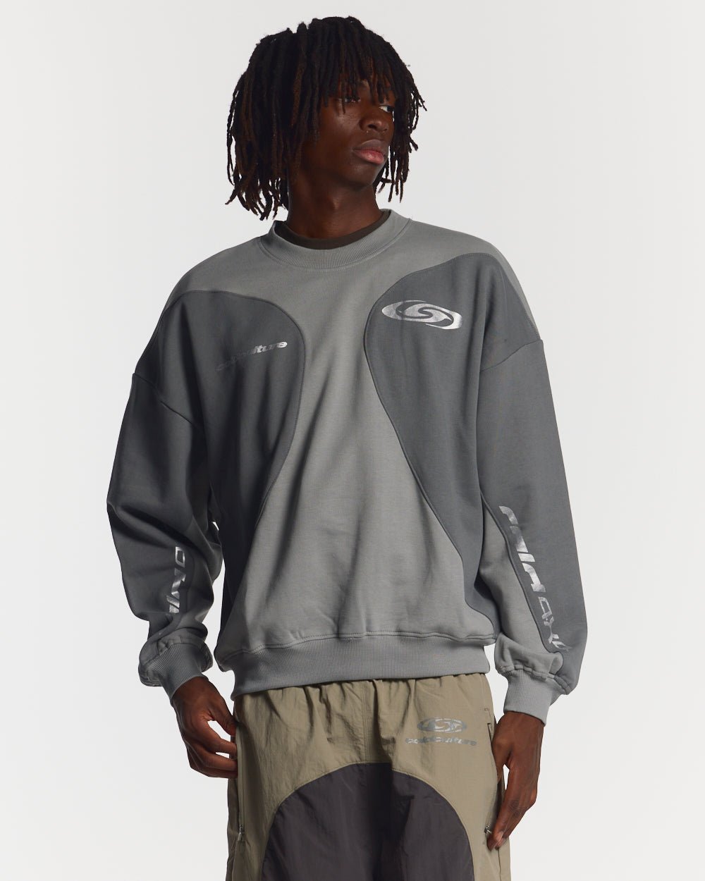SPEED & SHINE CREWNECK GREY - COLD CULTURE