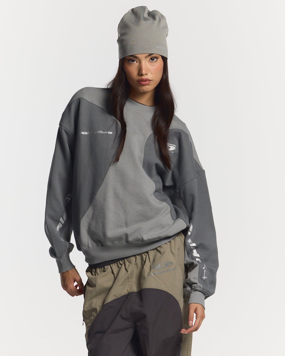 SPEED & SHINE CREWNECK GREY - COLD CULTURE