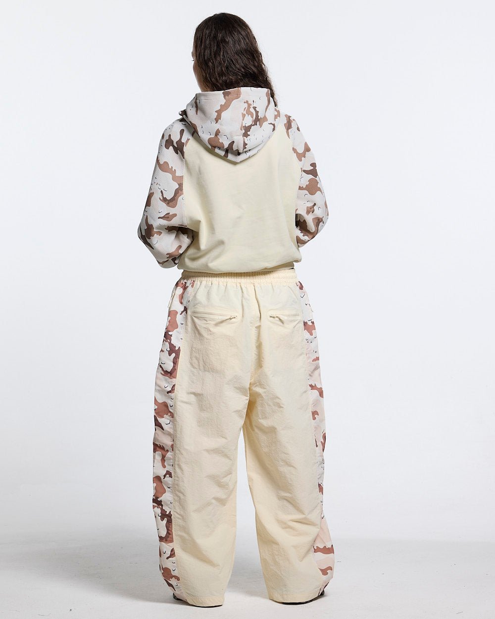 SPIDER PANTS BEIGE & CAMO - #woman