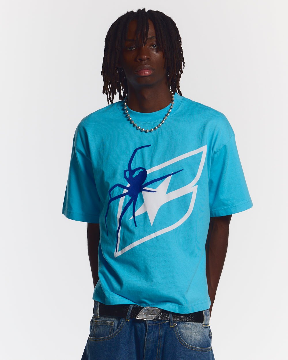 SPIDER TEE BLUE - COLD CULTURE
