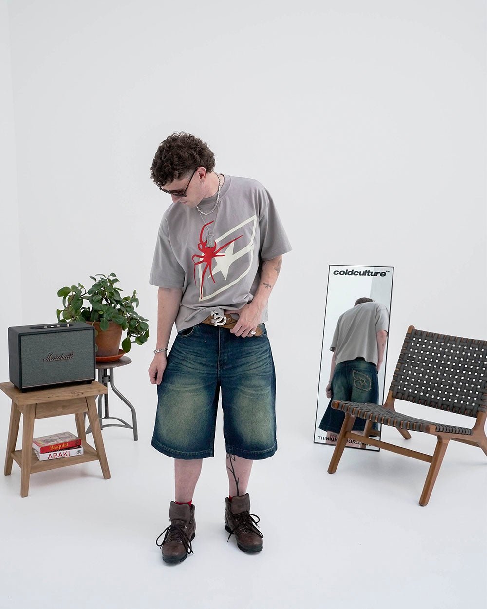 SPIDER TEE GREY - COLD CULTURE