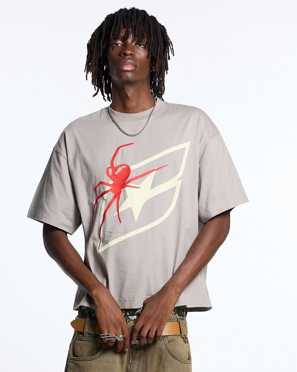 SPIDER TEE GREY - COLD CULTURE