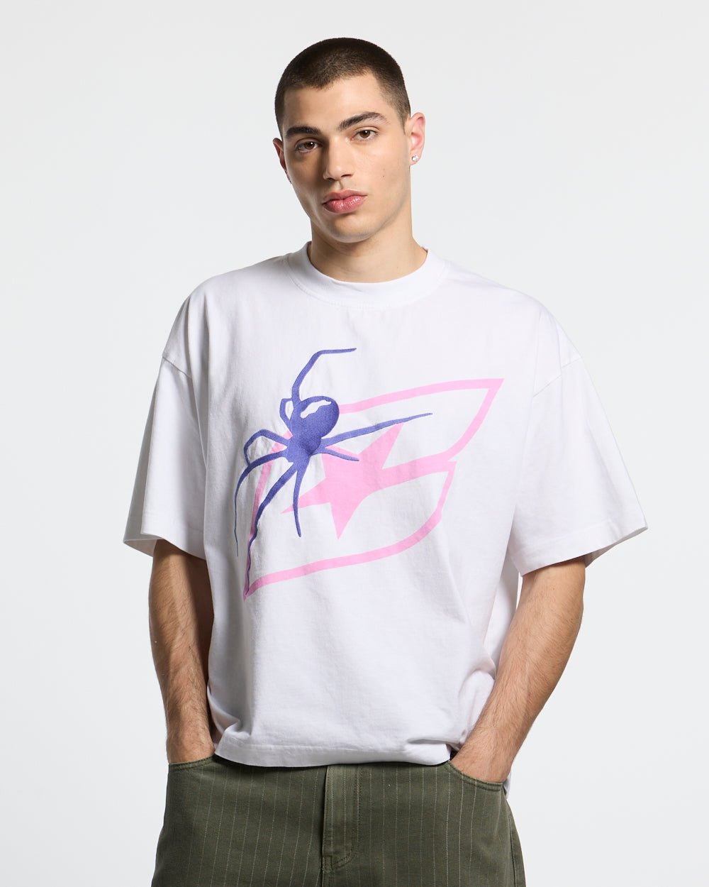 SPIDER TEE WHITE - Cold Culture #man