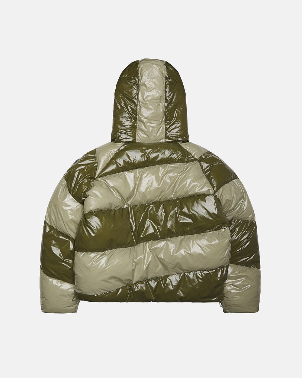 SPIRAL PUFFER GLOSSY GREEN MIX - Cold Culture