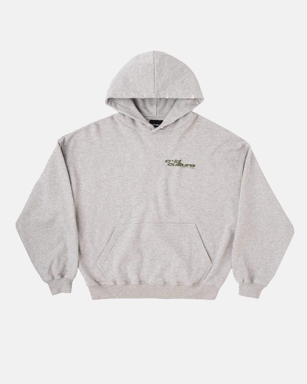 STAR TEETH HOODIE ASH GREY - COLD CULTURE