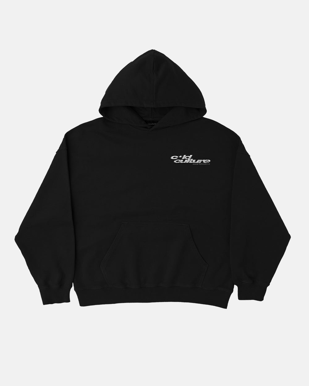 STAR TEETH HOODIE SMOKEY BLACK - COLD CULTURE